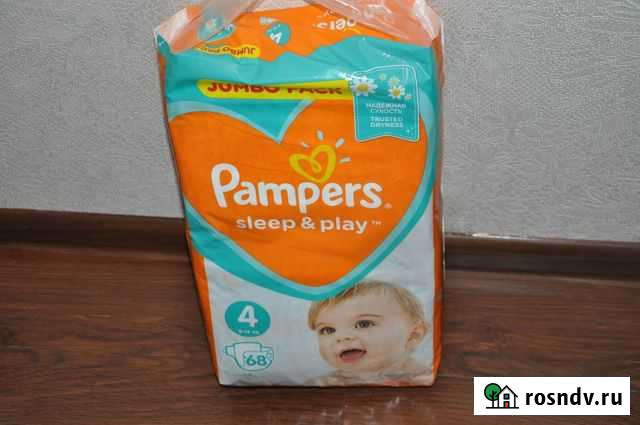 Подгузники Pampers Sleep & Play 4 (9-14кг) 68шт Тула - изображение 1