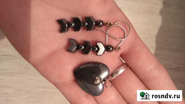 Подвеска и серьги Новосибирск - изображение 1