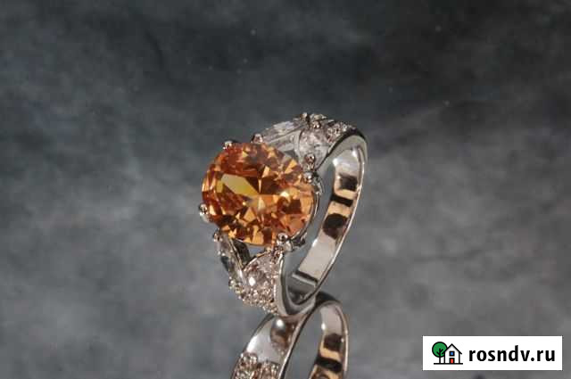 Кольцо серебряное с морганитом (гт) Казань - изображение 1