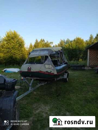 Комплект лодка пвх Корсар 470pro, мотор Ямаха 20 Петрозаводск - изображение 1