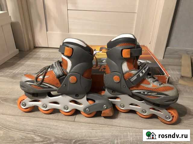 Роликовые коньки детские раздвижные Череповец - изображение 1