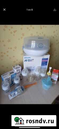 Стерилизатор Philips Avent + 6 бутылочек + дозатор Мурманск - изображение 1