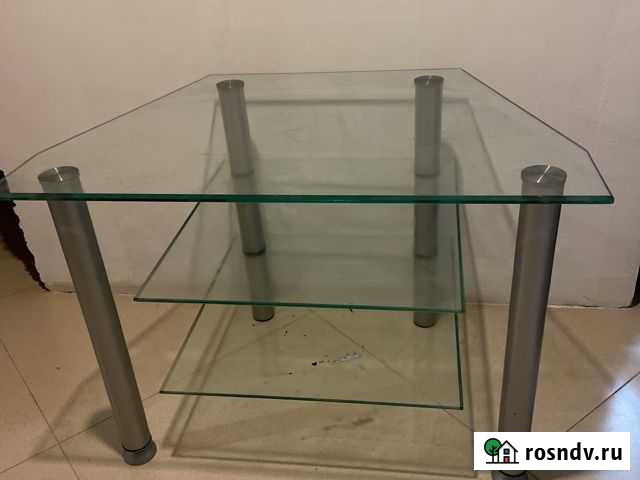 Стеклянная тумба под телевизор, аудио аппаратуру и Иркутск - изображение 1