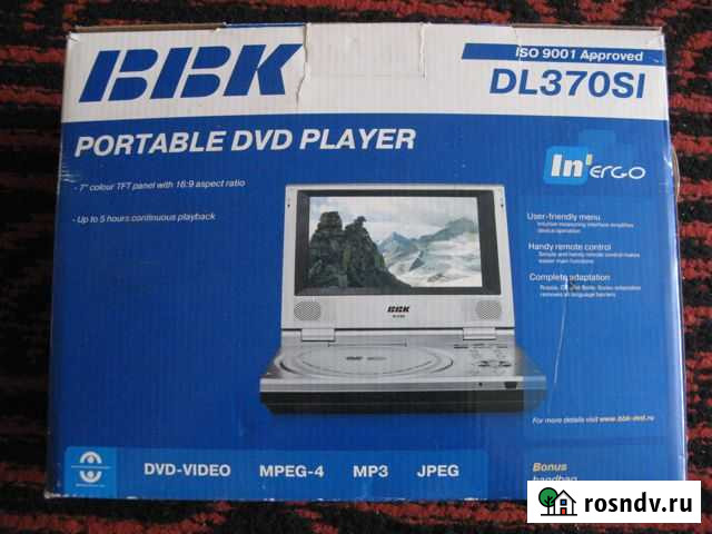 BBK Portable DVD player DL370SI Калуга - изображение 1