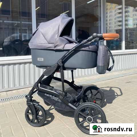 Коляска Riko Bella Life экокожа и текстиль Воронеж - изображение 1