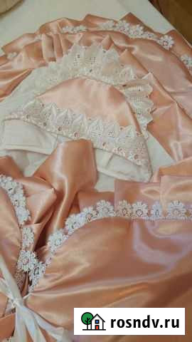 Конверт на выписку для девочки новый Белогорск - изображение 1