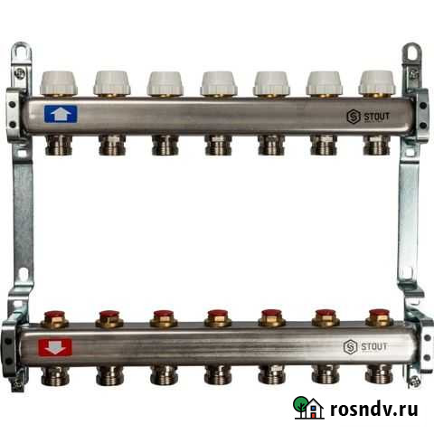 Stout Коллекторная группа нерж без расход. 7 вых Тбилисская - изображение 1
