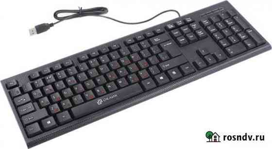 Клавиатура Oklick 120M черный USB Тула