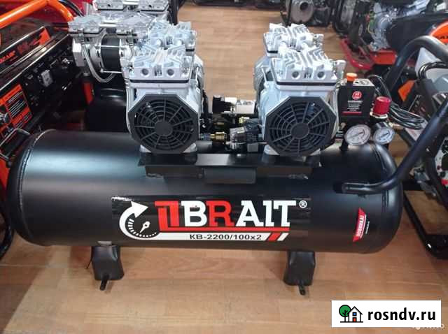 Компрессор безмасляный 90 л 8 бар 450 л/мин Карталы - изображение 1