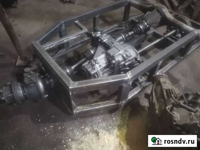Полу рама на вездеход с кпп, мостом и переломным м Нижний Новгород - изображение 1