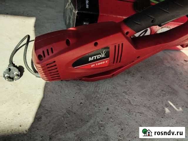 Электрический триммер MTD ET1000C Рязань - изображение 1