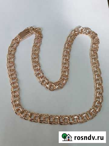 Золотая цепь 102 грамм Кемерово - изображение 1