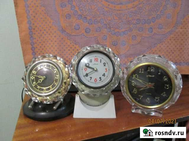 Часы советского производства в хрустальном корпусе Омск - изображение 1