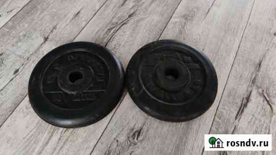 Блины от штанги 5кг 30mm Великие Луки