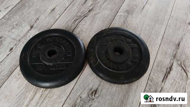 Блины от штанги 5кг 30mm Великие Луки - изображение 1