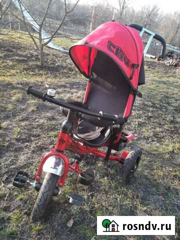 Детский велосипед трехколесный с ручкой Северный - изображение 1