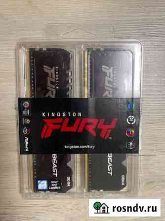 Ddr4 2x16 3600 kingston fury beast RGB Волхов