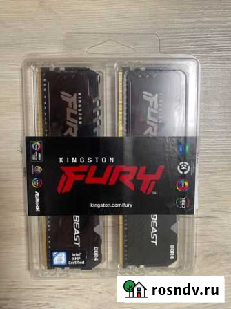 Ddr4 2x16 3600 kingston fury beast RGB Волхов - изображение 1
