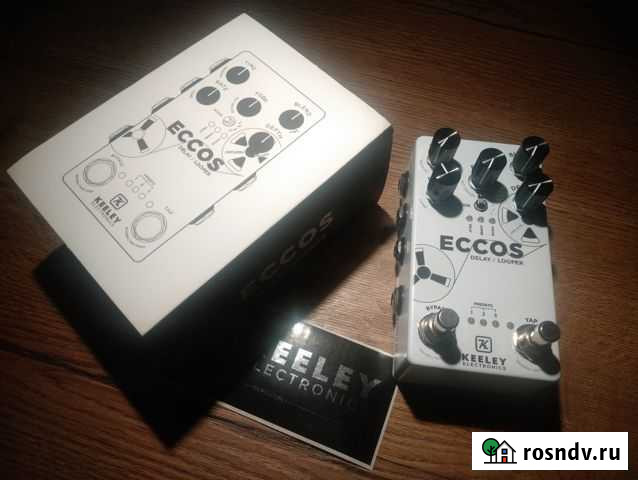 Стерео дилей + лупер + флэнджер: Keeley Eccos V2 Мурино - изображение 1