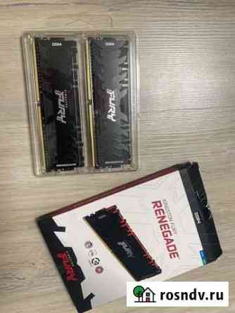 Ddr4 32 gb 2x16 3600 kingston fury renegade RGB Волхов