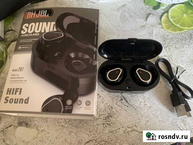 Беспроводные наушники новые Смоленск - изображение 1