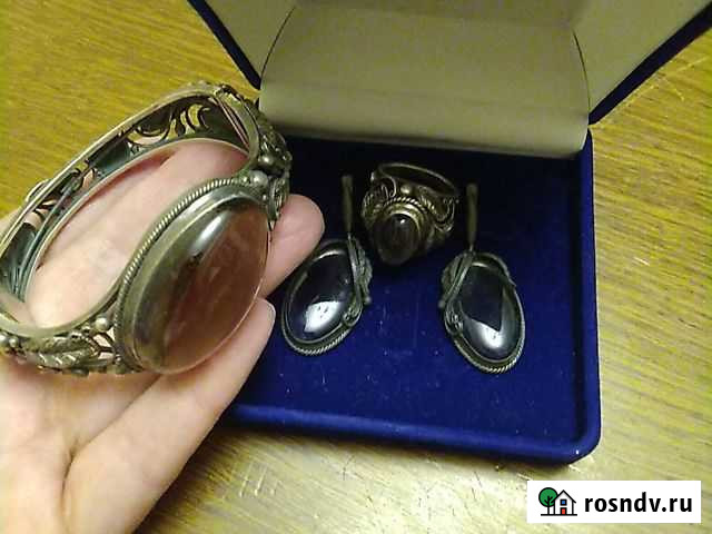 Браслет, серьги, кольцо ручной работы Оренбург - изображение 1