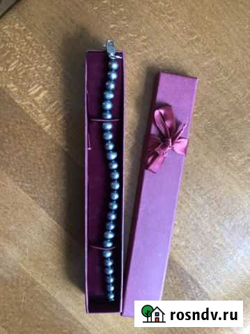 Браслет из натурального жемчуга с биркой Липецк - изображение 1