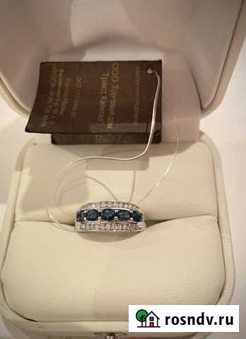 Кольцо с бриллиантами и сапфирами Тула - изображение 1