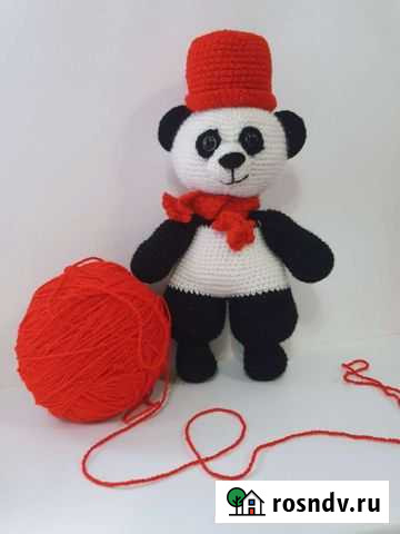 Вязаная пандочка Черногорск - изображение 1