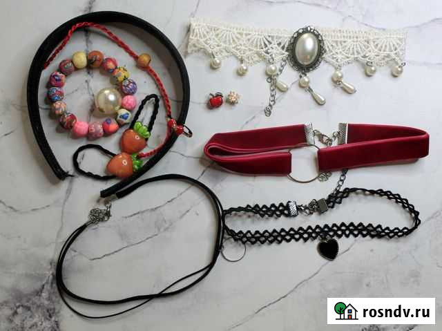 Комплектом украшения чокер браслет резинки Челябинск - изображение 1