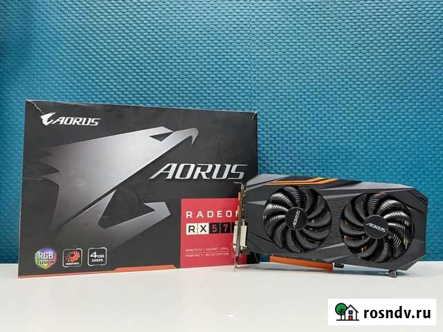 Rx 570 4gb Gigabyte Aurus Челябинск - изображение 1