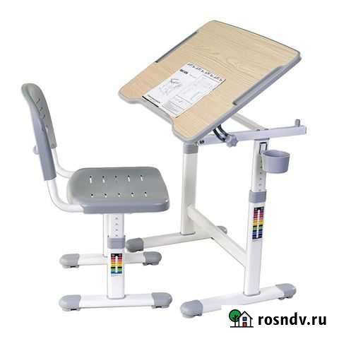 Растущие парта и стул для школьника Рязань - изображение 1