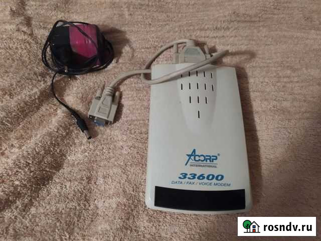 Модем/факс Acorp 33600 Нижний Новгород - изображение 1