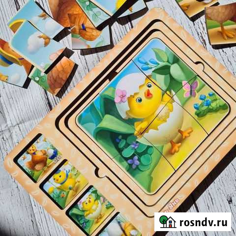Развивающая игра сортер пазл «развитие курочки» Хабаровск - изображение 1
