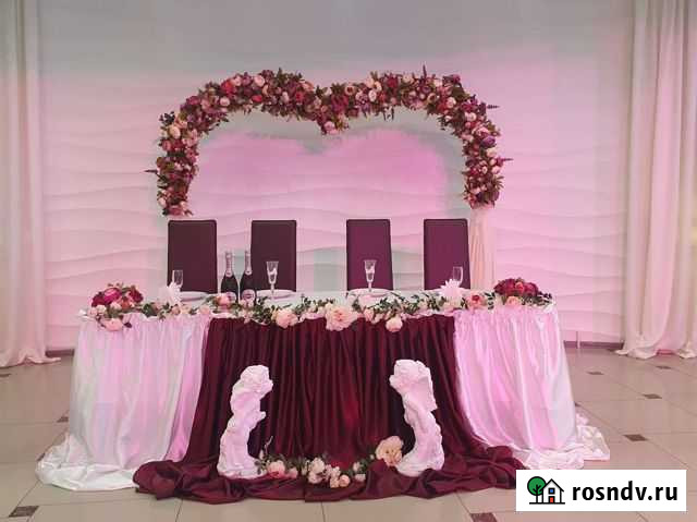 Украшение стола жениха и невесты Таганрог - изображение 1