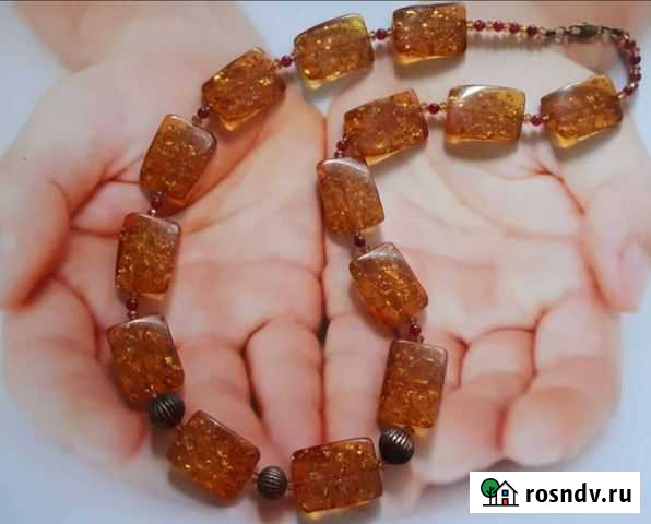 Бусы под янтарь Омск - изображение 1