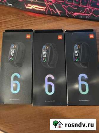 Новые Xiaomi Mi Smart Band 6(оригинал) Ростов-на-Дону - изображение 1