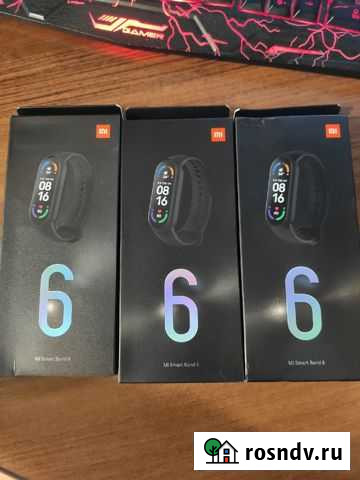 Новые Xiaomi Mi Smart Band 6(оригинал) Ростов-на-Дону - изображение 1