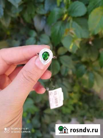 Серебрянное колечко камни фианит, алпанит Каменка - изображение 1