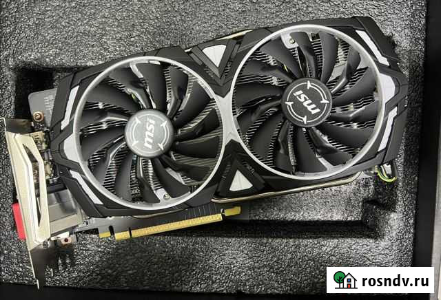 Новая 1060-3gb MSI Armor Тамбов - изображение 1