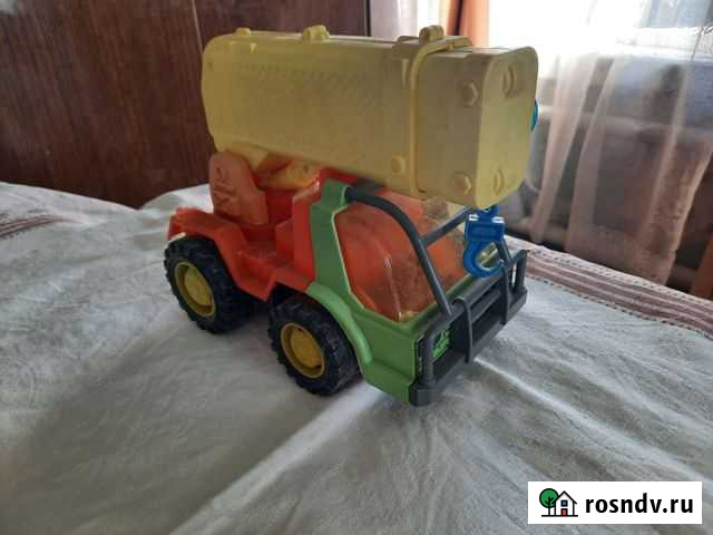 Развивающий автомобиль, кран. Игрушка Кашира - изображение 1