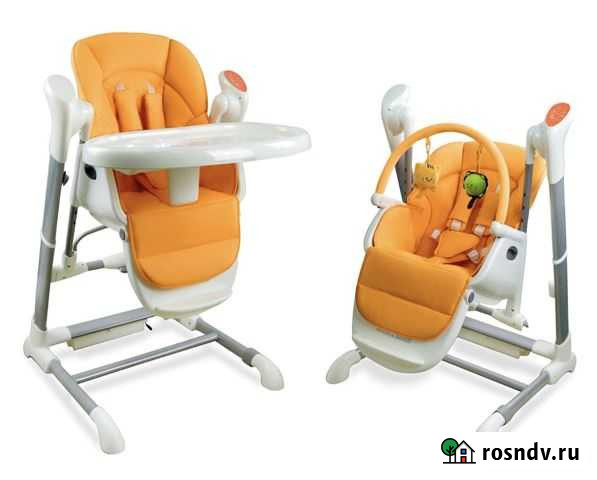 Стульчик для кормления - электрокачели 2в1 Сосногорск - изображение 1