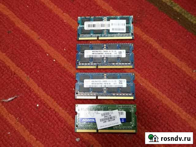 Оперативная память ddr3 для ноутбука 4gb Великие Луки - изображение 1