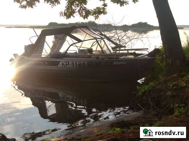 Продам моторную лодку Тактика 430 DS laite. Мотор Кострома - изображение 1