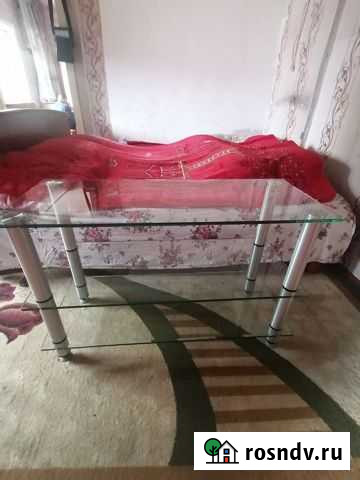 Тумба под телевизор стеклянная б/у Новокузнецк - изображение 1