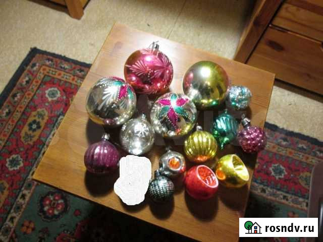 Елочная игрушка 14 штук СССР Всеволожск - изображение 1