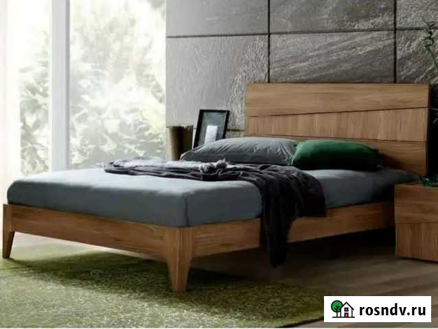 Кровать двухспальная с матрасом бу 200230 Знаменск - изображение 1