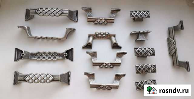 Ручки мебельные серебро состаренное Италия Санкт-Петербург - изображение 1