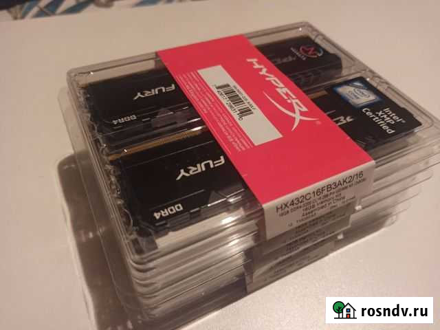 Оперативная память Kingston HyperX Fury RGB DDR4 1 Махачкала - изображение 1