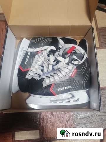 Коньки хоккейные 39 размер Тихвин - изображение 1